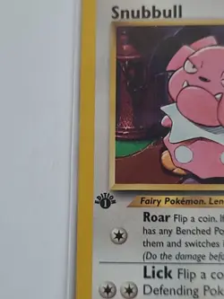 1x Pokemon SNUBBULL 74/111 1st Edition Neo Genesis Light Play LP Free shipping - Image 3
