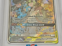 2019 POKEMON SUN & MOON COSMIC ECLIPSE #222 FULL ART/RESHIRAM & ZEKROM GX PSA 10 - Image 3