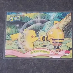 A NEW FRIEND #5 - NON-HOLO - BLUE LOGO - POKEMON THE MOVIE 2000 - NM/M - Image 2