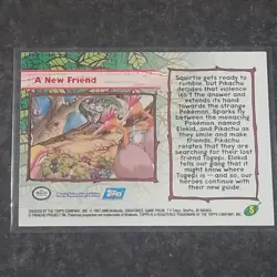 A NEW FRIEND #5 - NON-HOLO - BLUE LOGO - POKEMON THE MOVIE 2000 - NM/M - Image 3