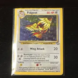 Pokemon TCG Pidgeot 8/64 Jungle (Pokemon) Holo Rare! HP! Bent! Free Shipping! - Image 1
