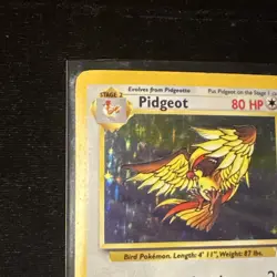 Pokemon TCG Pidgeot 8/64 Jungle (Pokemon) Holo Rare! HP! Bent! Free Shipping! - Image 5
