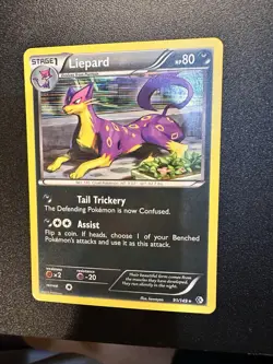 LIEPARD #91/149 BOUNDARIES CROSSED HOLO RARE POKEMON TCG 2012 - Image 1