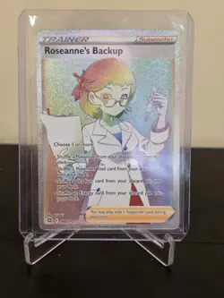 2022 Pokemon Roseanne's Backup Full Art 180/172 Secret Rare Brilliant Stars - Image 1