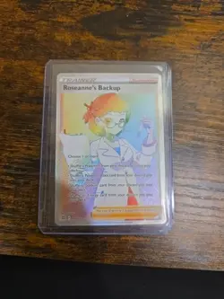 2022 Pokemon Roseanne's Backup Full Art 180/172 Secret Rare Brilliant Stars - Image 3