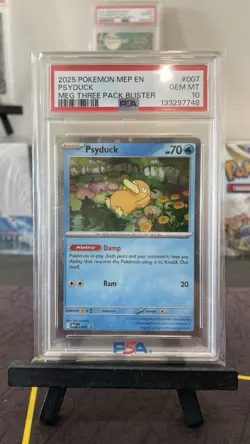 Pokemon Psyduck Black Star Promo #007 - Image 1