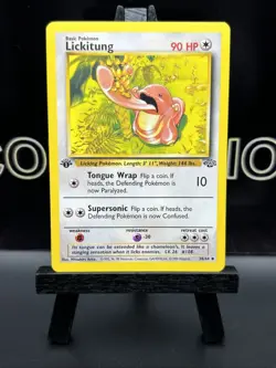 Lickitung 38/64 Jungle 1st Edition Regular Uncommon 1999 WOTC Pokemon TCG NM - Image 2