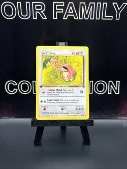 Lickitung 38/64 Jungle 1st Edition Regular Uncommon 1999 WOTC Pokemon TCG VLP - Image 1