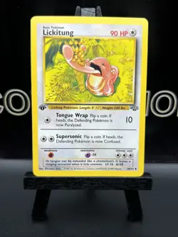 Lickitung 38/64 Jungle 1st Edition Regular Uncommon 1999 WOTC Pokemon TCG VLP - Image 2