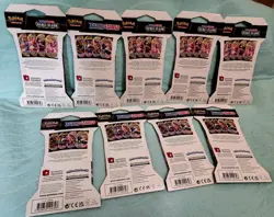 9 Pokemon Booster Packs Lot Sword Shield Rebel Clash Sealed Blisters Unopened - Image 2