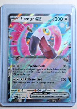 Flamingo ex 160/191 Holo Double Rare Pokemon TCG Surging Sparks NM - Image 2