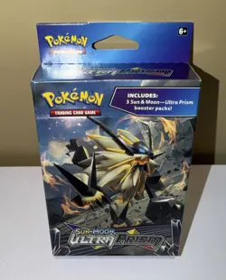 Pokemon TCG Sun & Moon Ultra Prism Hanger Box Factory Sealed - Image 1