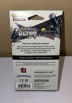 Pokemon TCG Sun & Moon Ultra Prism Hanger Box Factory Sealed - Image 3