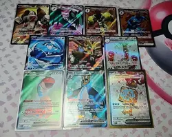 Pokemon Card Lot 10 Official TCG Cards S&V Full Arts Tcg - Image 1