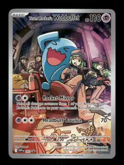 Pokemon Team Rocket's Wobbuffet Promo SV: Scarlet & Violet Promo Cards 203 NM - Image 1