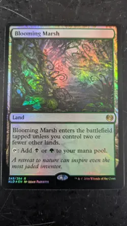 Blooming Marsh Kaladesh foil magic card - Image 1