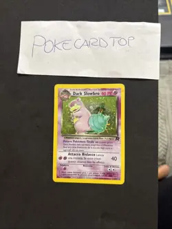 Pokemon Card Dark Slowbro 12/82-Team Rocket - Ita-Swirl-Holo-Good/Exc! - Image 1