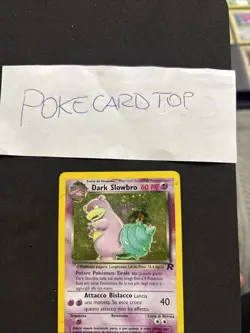 Pokemon Card Dark Slowbro 12/82-Team Rocket - Ita-Swirl-Holo-Good/Exc! - Image 2