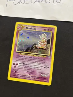 Pokemon Card Slowking 14/111 -Neo Genesis -eng-Holo-Swirl-Exc! - Image 4