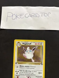 Pokemon Card Wigglytuff 16/64 1ST-Jungle -Ita-Holo-swirl-Good! - Image 2