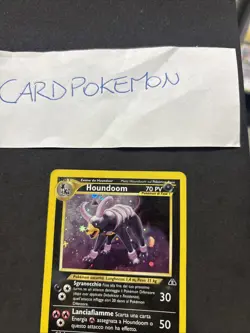 Pokemon Card Houndoom 4/75- Set Neo Discovery -Holo-ita-good! - Image 2