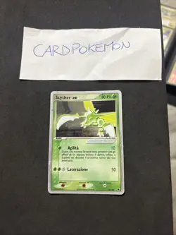 Pokemon Card Scyther Ex 102/109 Ex Ruby & Sapphire -Ita-Holo-Good! - Image 1
