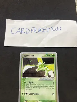 Pokemon Card Scyther Ex 102/109 Ex Ruby & Sapphire -Ita-Holo-Good! - Image 2
