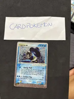 Pokemon Card Lapras Ex 99/109- EX Ruby & Sapphire-Eng-holo-good! - Image 1
