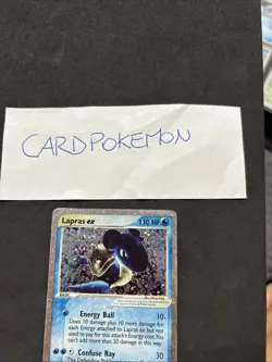 Pokemon Card Lapras Ex 99/109- EX Ruby & Sapphire-Eng-holo-good! - Image 2
