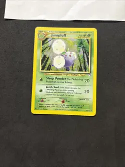 Pokemon Card Jumpluff 7/111 Set Neo Genesis - Holo-eng-swirl-Good! - Image 3