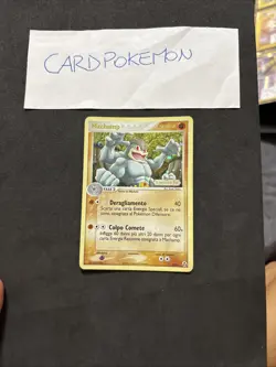Pokemon Card Machamp 9/92-Ex Legend Maker -ita-Holo-Stamped-Good! - Image 1