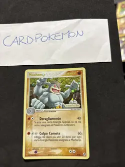 Pokemon Card Machamp 9/92-Ex Legend Maker -ita-Holo-Stamped-Good! - Image 2