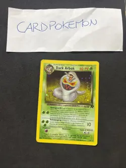 Pokemon Card Dark Arbok 2/82 -swirl-Team Rocket-Ita-Holo-Exc! - Image 1