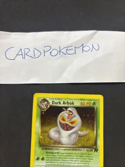 Pokemon Card Dark Arbok 2/82 -swirl-Team Rocket-Ita-Holo-Exc! - Image 2