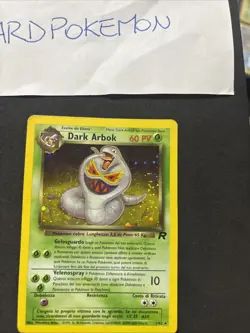 Pokemon Card Dark Arbok 2/82 -swirl-Team Rocket-Ita-Holo-Exc! - Image 4