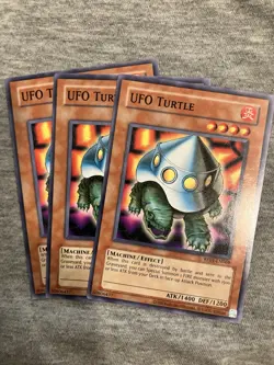 UFO Turtle RP01-EN069 x3 Retro Pack 1 Yugioh Cards Unlimited Edition Mint - Image 1