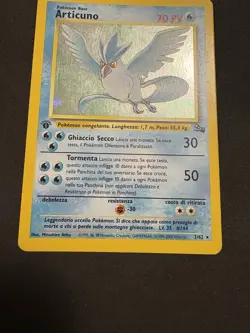 Pokemon Card Articuno 2/62 1St Fossil-Ita-Holo-Swirl-Exc/Nm! - Image 4