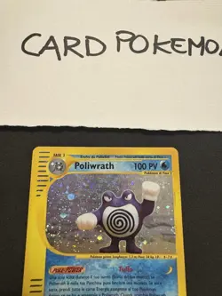 Pokemon Card Poliwrath 24/165-Set Expedition -Holo-Swirl-Exc! - Image 2