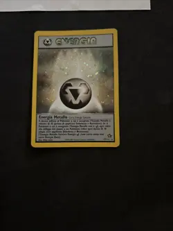 Pokemon Card Energia Metallo Holo 19/111- Neo Genesis-Holo-swirl-Exc! - Image 3