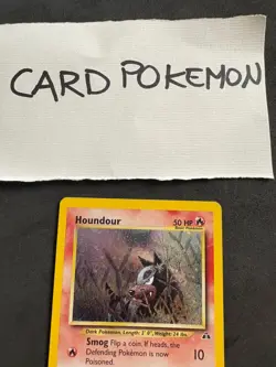 Pokemon Card Houndour 5/75- Neo Discovery -Eng-Holo-Nm/Mint! - Image 2
