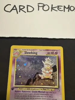 Pokemon Card Slowking 14/111 1ST- Neo Genesis -Ita-Holo-swirl-Good! - Image 2