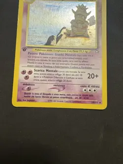 Pokemon Card Slowking 14/111 1ST- Neo Genesis -Ita-Holo-swirl-Good! - Image 3