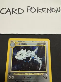 Pokemon Card Steelix 15/111 1St-Neo Genesis -Ita-holo-Swirl-Exc! - Image 2