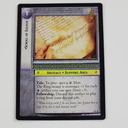Lord of the Rings TCG Scroll of Isildur 9R36 (Foil) Card NM Reflections LOTR - Image 1