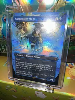 Snapcaster Mage (Borderless) (Chocobo Track Foil) Commander - Image 1