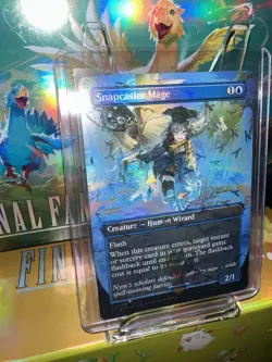 Snapcaster Mage (Borderless) (Chocobo Track Foil) Commander - Image 2