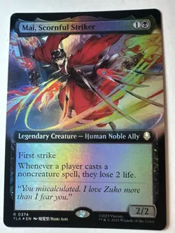 MTG Mai Scornful Striker Extended Foil Avatar The Last Airbender - Image 1