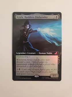 MTG - NM - Azula, Ruthless Firebender (Extended Art) - Avatar: TLA - #184- Foil - Image 1