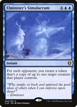 Elminster's Simulacrum-Commander Legends: Battle For Baldur'S Gate-Regular-68-NM - Image 1