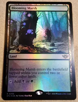 Blooming Marsh - #266 Foil - Outlaws of Thunder Junction - Mtg - Image 1